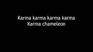 Karma chameleon Boy George  lyrics [upl. by Swor]