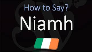 How to Pronounce Niamh CORRECTLY Irish Names Pronunciation [upl. by Berga247]