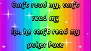 Lady Gaga  Poker Face lyrics [upl. by Yessac]