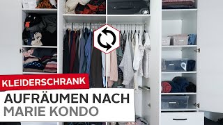 Kleiderschrank organisieren amp ausmisten Aufräumen nach Marie Kondo  OTTO [upl. by Llednar374]