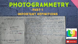 PHOTOGRAMMETRY PART1 Definitions [upl. by Adelind]