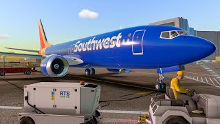 RFS  Real Flight Simulator  Las VegasKLAS to Los AngelesKLAX Full Flight  Boeing 737 Max 8 [upl. by Zuliram]