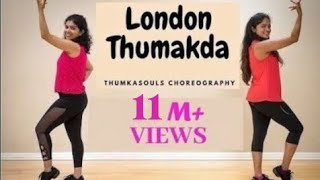 London Thumakda  Queen  Easy Dance Steps  Thumka Souls Choreography [upl. by Aliek]