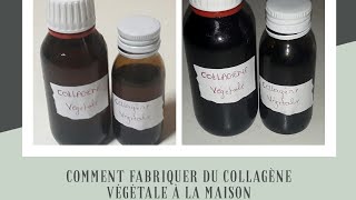 COMMENT FAIRE DU COLLAGÈNE VÉGÉTALE À LA MAISON [upl. by Ichabod783]