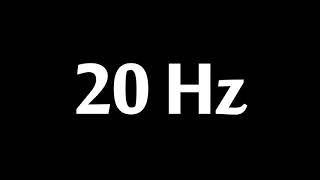 20 Hz Test Tone 1 Hour [upl. by Cartwell548]