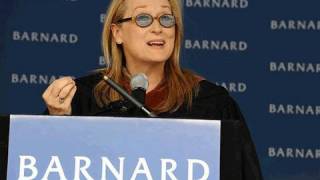 Meryl Streep Barnard Commencement Speaker 2010 Columbia University [upl. by Irahc]