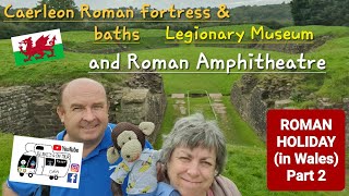 305 Caerleon Castle Roman Fortress and Baths Legionary Museum and Roman Amphitheatre Wales [upl. by Pros]