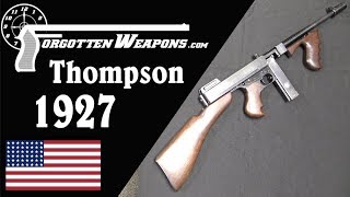 Model 1927 Thompson Semi Automatic Carbine [upl. by Champ]