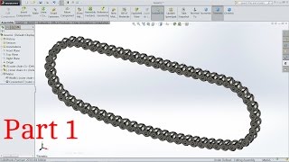 Solidworks tutorial Chain and Sprocket Part1 [upl. by Pietra480]