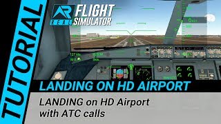 RFS Real Flight Simulator  Tutorial LANDING on HD Airport [upl. by Aekim800]