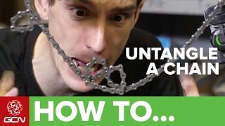 How To Untangle A Bike Chain [upl. by Aracot]