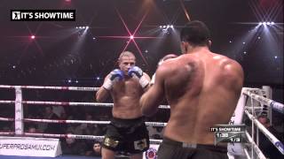 FIGHT Badr Hari TKO vs Gokhan Saki  Retirement fight ITS SHOWTIME 55 [upl. by Avan32]