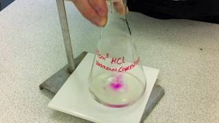 Titration using phenolphthalein [upl. by Sylas]