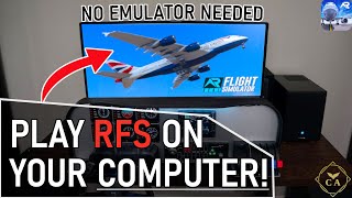 How To Play RFS On Your Computer Tutorial  RFS Real Flight Simulator [upl. by Shaun]