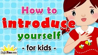 Belajar Bahasa Inggris Cara Memperkenalkan Diri How to introduce yourself for kids [upl. by Speroni]