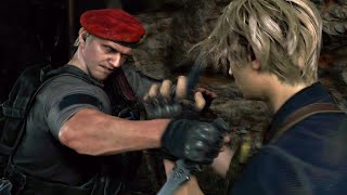 Resident Evil 4  All Jack Krauser Boss Fights 4K [upl. by Eliezer718]