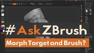 AskZBrush “How does the Morph Target and Morph Brush work inside of ZBrush” [upl. by Yzzo678]