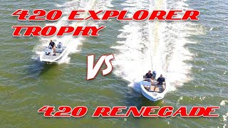 420 Renegade SC vs 420 Explorer Trophy [upl. by Esya]