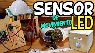 COMO HACER UNA LUZ LED CON SENSOR DE MOVIMIENTO [upl. by Starlin]