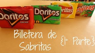 🌟 Haz una BILLETERA con bolsas DE SABRITAS 1° Parte  Caras [upl. by Ariada]