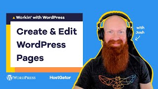 How to Create and Edit a Page in WordPress  Ep 3 Workin with WordPress [upl. by Martinelli]