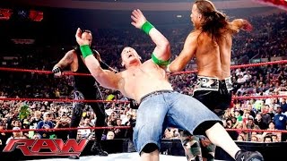 John Cena amp The Undertaker vs DGeneration X vs JeriShow Raw November 16 2009 [upl. by Pinzler]