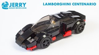 LEGO Lamborghini Centenario instructions MOC 100 [upl. by Enaitsirk]