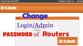 How to change admin password in dlink router 600m  BlueLightTECH [upl. by Ellerrehc285]