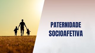 Paternidade socioafetiva [upl. by Gerek]