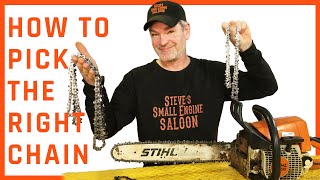 How To Buy The Proper Chain For A Chainsaw [upl. by Ettenahs193]