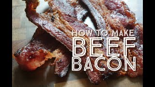 How to make BEEF BACON [upl. by Nedroj]