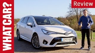 Toyota Avensis review  What Car [upl. by Euqnomod281]