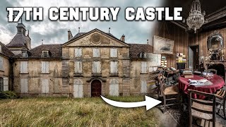 Incredible Abandoned 17th Century Castle in France  FULL OF HISTORICAL TREASURES [upl. by Bogey]