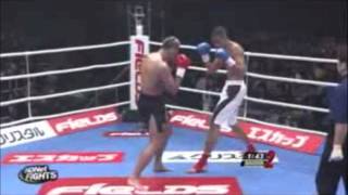 peter grahams rolling thunder vs badr haris spinning heel kick [upl. by Onimod]