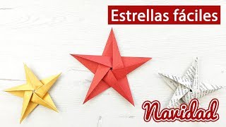 ⭐ Cómo hacer una estrella de papel fácil para Navidad [upl. by Apfelstadt939]