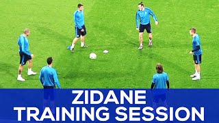 Cristiano has got CRAZY skills  Zidane plays with the ball  REAL MADRID NEWS [upl. by Melcher]