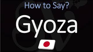 How to Pronounce Gyoza CORRECTLY [upl. by Winer141]