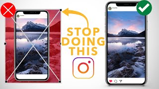 2 Ways To Stop Instagram From Cropping Vertical Photos [upl. by Nylarak]