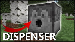 How To Use A DISPENSER IN Minecraft [upl. by Eelegna]