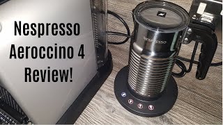 Nespresso Aeroccino 4 Milk Frother Review  Worth upgrading from the Aeroccino 3 [upl. by Malek]