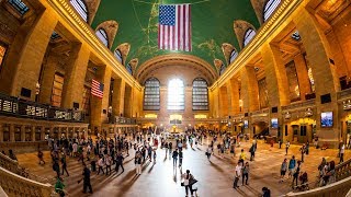 Walking Tour of Grand Central Terminal — New York City 【4K】🇺🇸 [upl. by Luapnhoj]