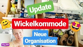 WICKELKOMMODE NEU ORGANISIERT Update Wickeltisch  Babyecke l Vlog 899 [upl. by Jo Ann]