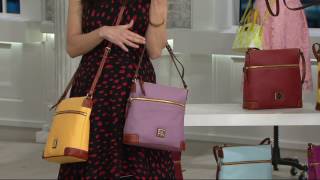 Dooney amp Bourke Pebble Leather Crossbody on QVC [upl. by Ainslie]