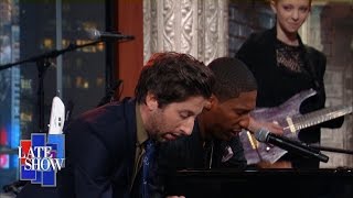 Simon Helberg vs Jon Batiste Mozart Piano Battle [upl. by Pride]