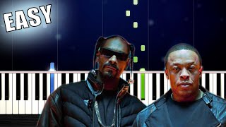 Dr Dre ft Snoop Dogg  The Next Episode  EASY Piano Tutorial by PlutaX [upl. by Yasdnil395]