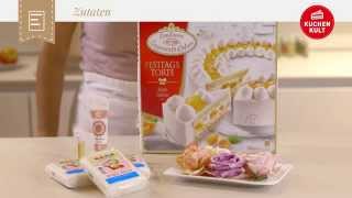 Coppenrath amp Wiese – Kuchenkult – Tutorial – Festtagstorte mit Marzipan überziehen [upl. by Iain]