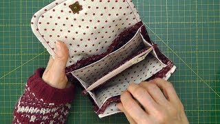 Cómo hacer una CARTERA MONEDERO Profesional  How to make Designer PURSE at Home [upl. by Aigneis]