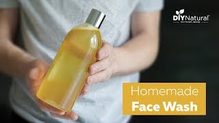 Homemade Face Wash A Natural DIY Face Wash Recipe [upl. by Narmis352]