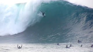 Surfers Catch Unbelievable Waves at The Wedge [upl. by Matteo]