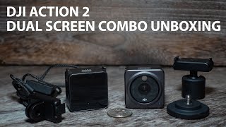 DJI Action 2  Dual Screen Combo Unboxing [upl. by Llerred]